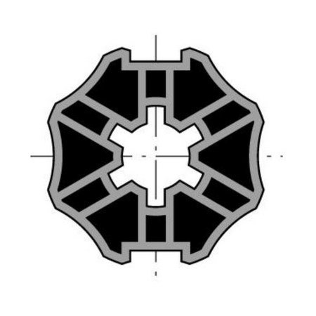 roue octogonale de diamètre 40